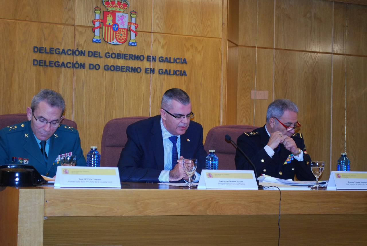 El delegado del Gobierno presentando los datos del Balance de Criminalidad de 2014
