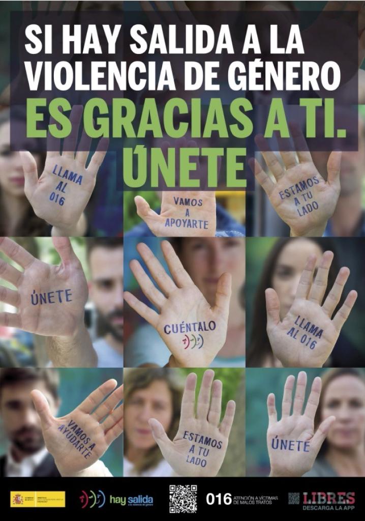 Cartel de la Campaña Institucional del Dia contra la Violencia de Género