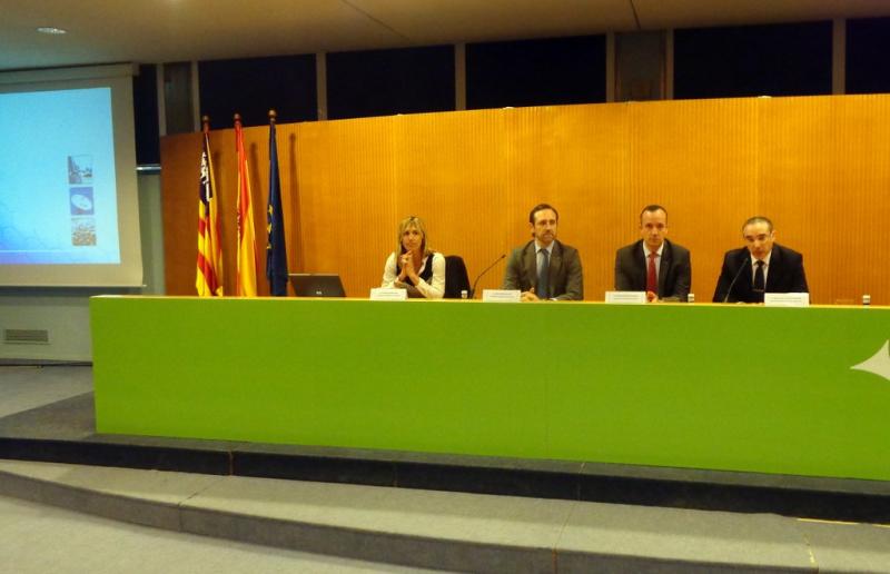 Palmer, Bauzá, Martínez y Álvarez, en la presentación