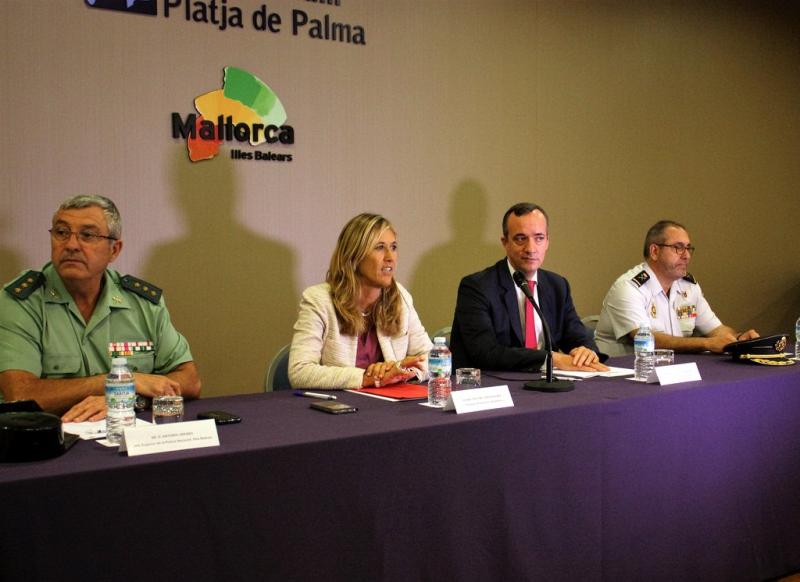 Barceló, Palmer, Martínez y Jarabo, en el encuentro