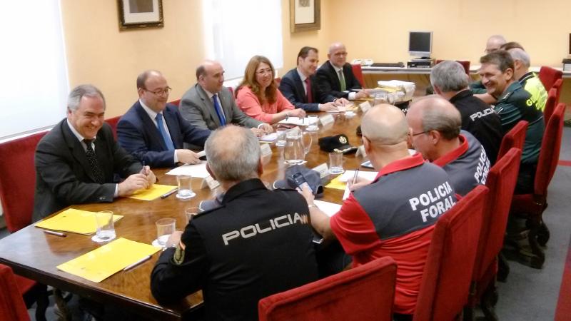 2200 Policías se movilizarán el próximo día 24 de mayo con motivo de la celebración de las elecciones forales y municipales en Navarra