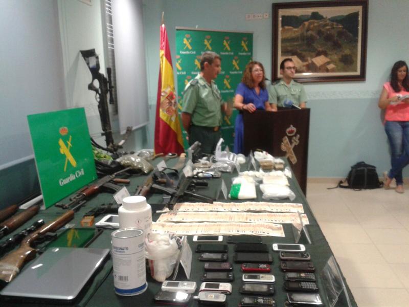 La Guardia Civil detiene a 28 integrantes de diversas organizaciones criminales dedicadas al tráfico de drogas 