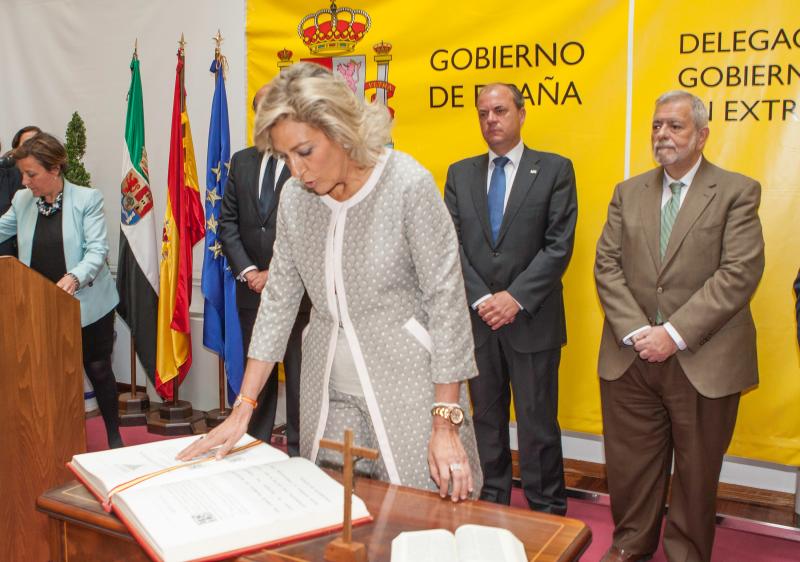 Antonio Beteta destaca que Extremadura se ha convertido en un  modelo de desarrollo para España en la toma de posesión de la nueva Delegada del Gobierno, Cristina Herrera Santa-Cecilia.