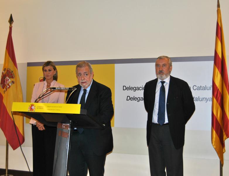 Firma del acuerdo para la rehabilitación de la sede de la Delegación del Gobierno en Cataluña