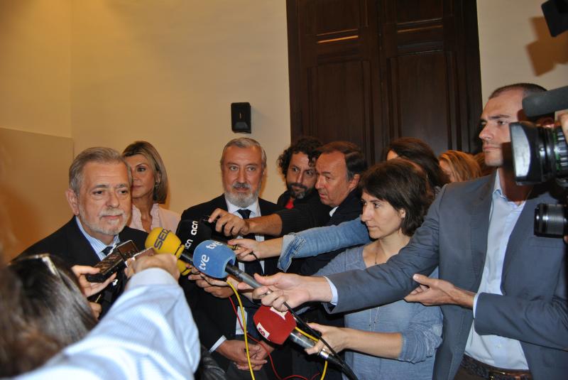 Firma del acuerdo para la rehabilitación de la sede de la Delegación del Gobierno en Cataluña
