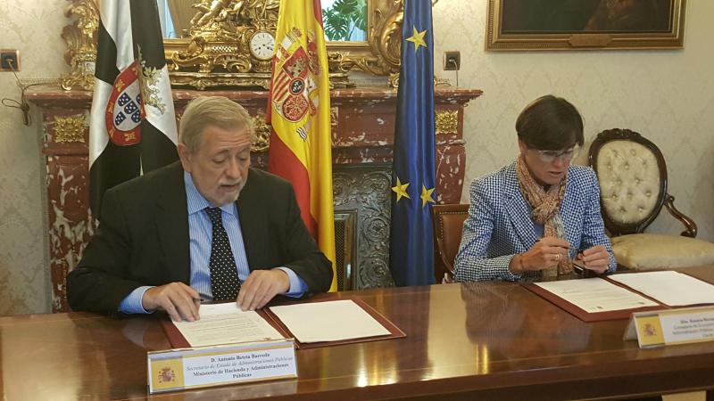 Firma convenio entre la Administración General del Estado y la Ciudad Autónoma de Ceuta para la financiación de los costes de funcionamiento de la planta desalinizadora.