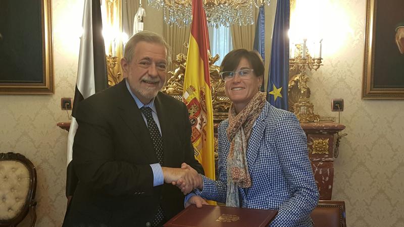 Firma convenio entre la Administración General del Estado y la Ciudad Autónoma de Ceuta para la financiación de los costes de funcionamiento de la planta desalinizadora.